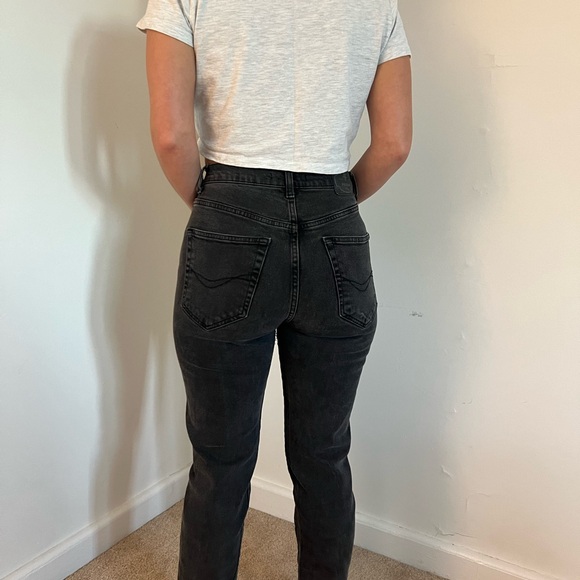 Pull & Bear Straight Leg Black Pants Size 6 Made in Turkey - Picture 14 of 14